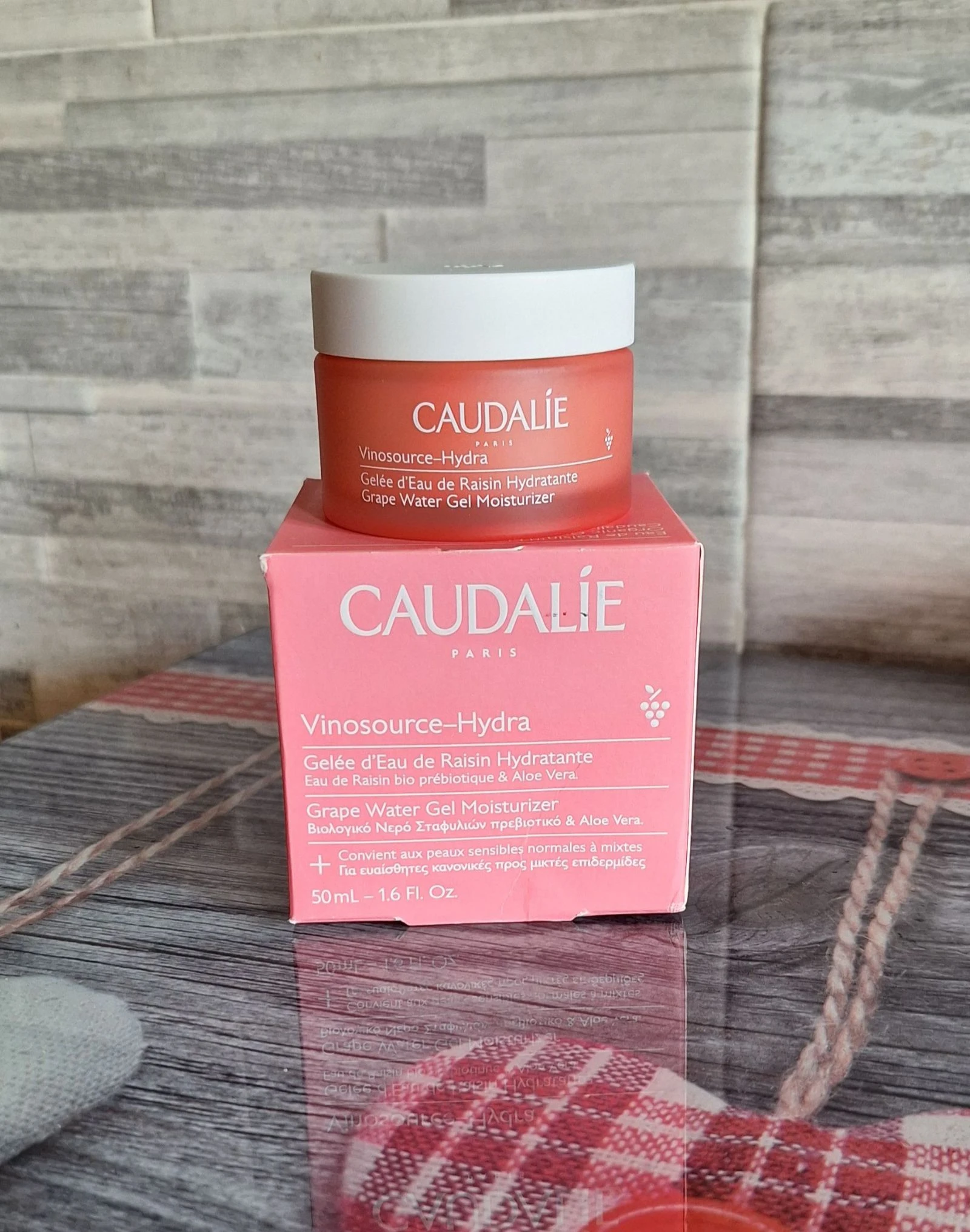 Gelée D'eau de Raisin hydratante Vinosource Hydra Caudalie 🍇